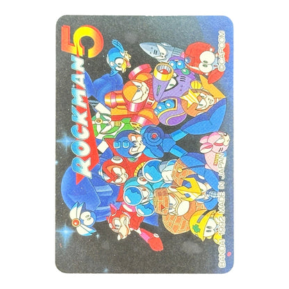 Rockman 7 No.89 Prism Holo Card Bandai Japan Megaman Boss Team Crystal Man Star Man