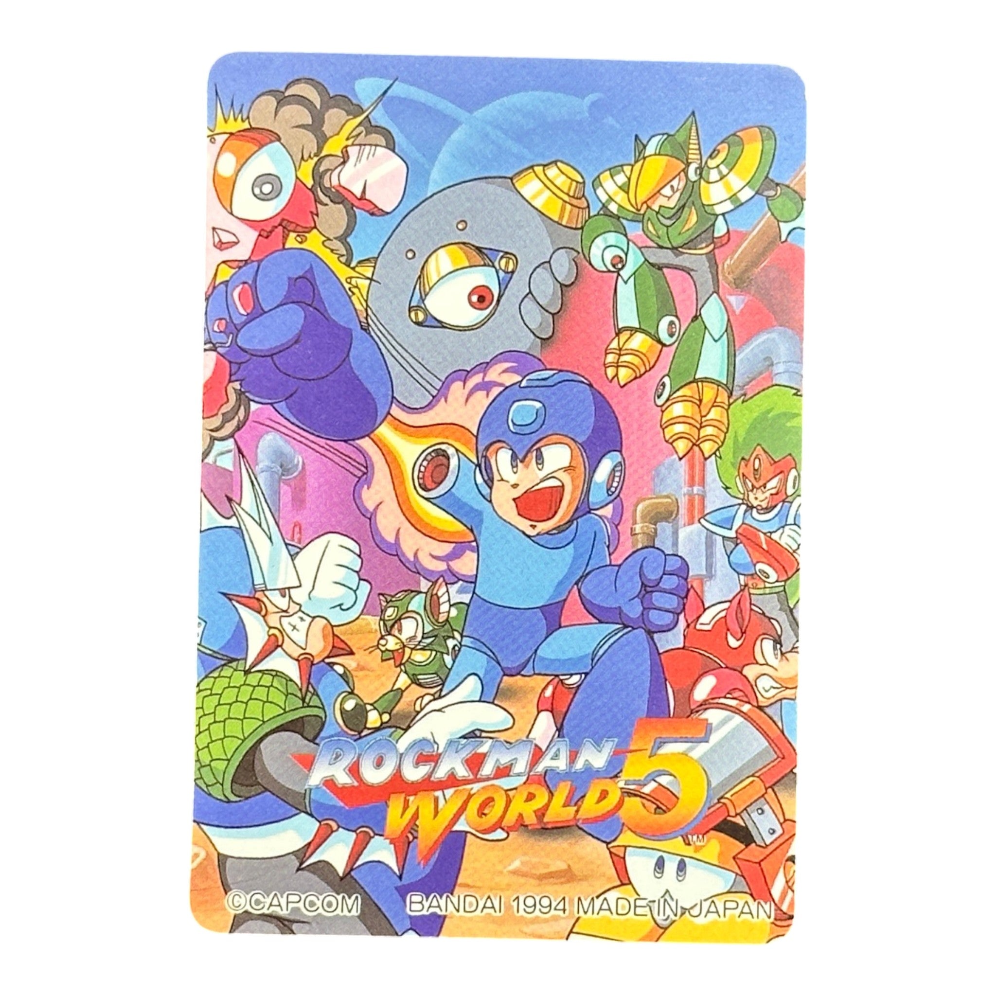 Rockman 7 No.173 Prism Holo Card Bandai Japan Megaman Earth & Sun God Duo HP 6800