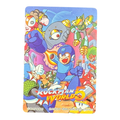 Rockman 7 No.173 Prism Holo Card Bandai Japan Megaman Earth & Sun God Duo HP 6800