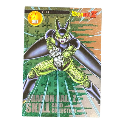 Dragon Ball Z Cell S07 Skill Collection Card Holo Prism Ensky Japan Perfect Cell Rare