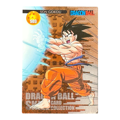 Dragon Ball Son Goku S03 Skill Collection Card Kamehameha Ensky Japan Vintage DB Card