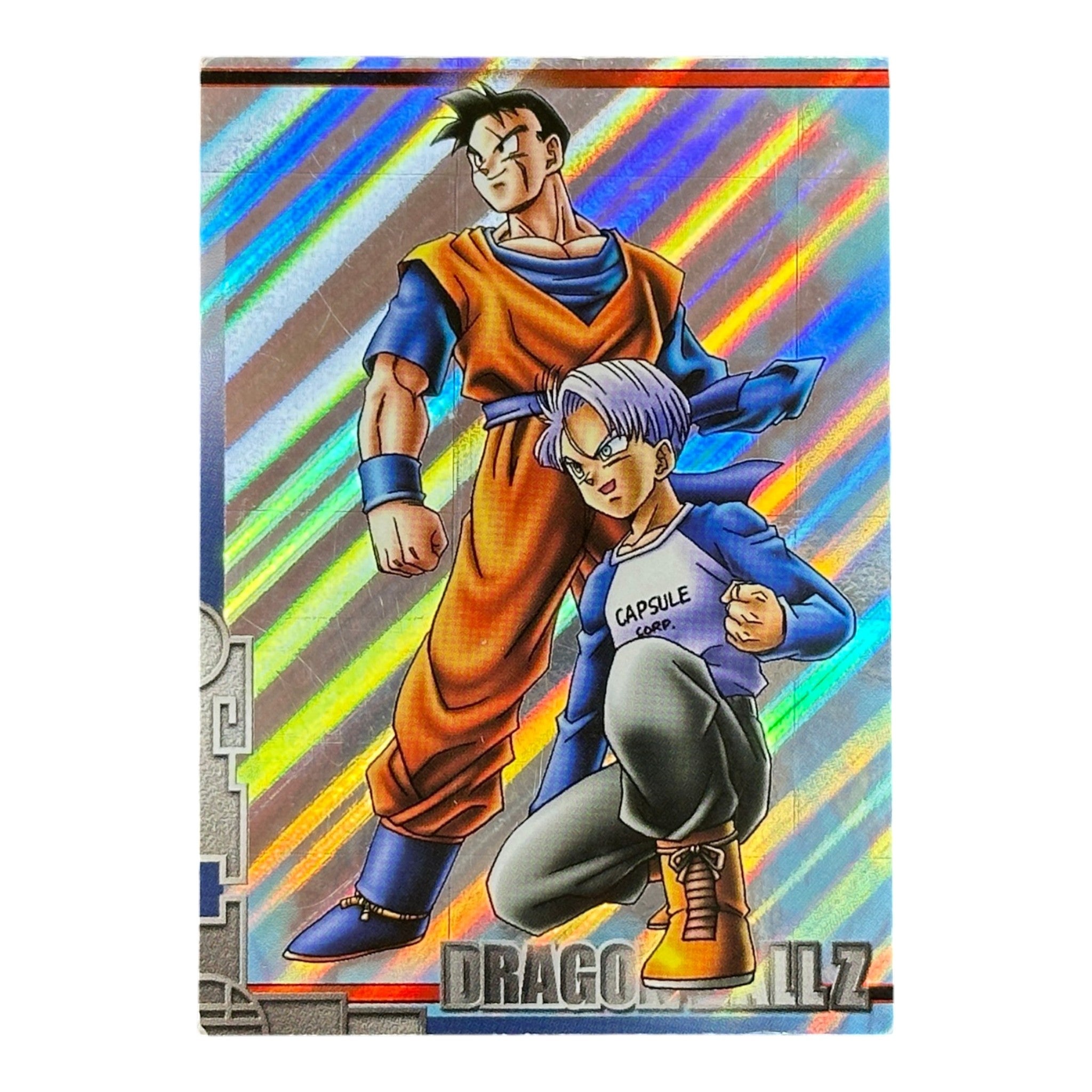 Dragon Ball Z Gohan & Trunks S-22 Amada Card 2003 Japan Prism Holo DBZ Collectible