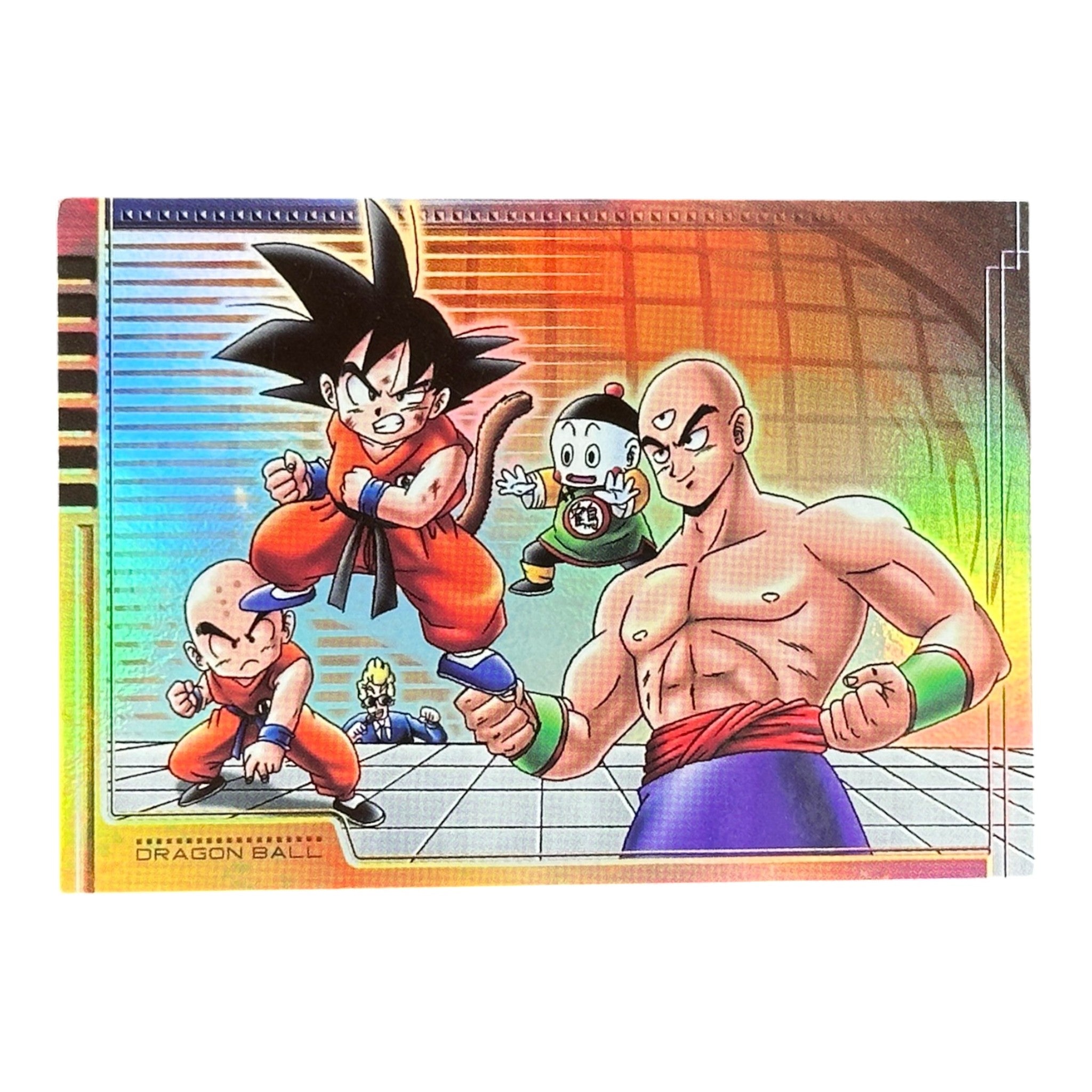 Dragon Ball SP04 Goku Krillin Tien Chiaotzu Amada Holo Card Japan DB Collectible
