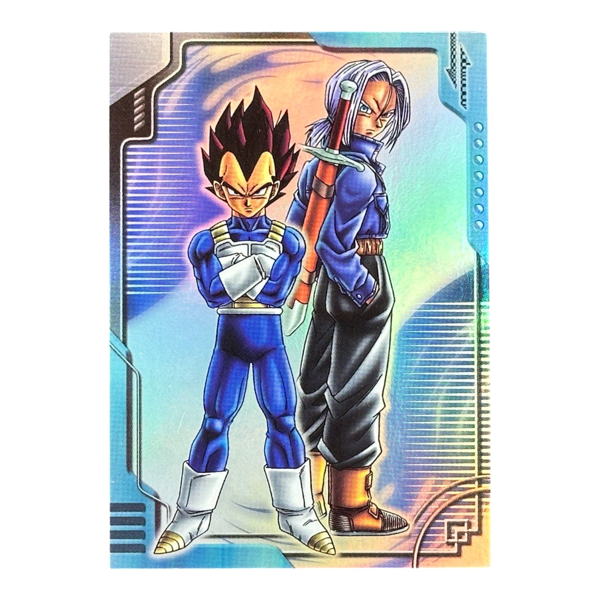 Dragon Ball Z Vegeta & Trunks PK02 Amada Holo Card 2004 Japan DBZ Collectible
