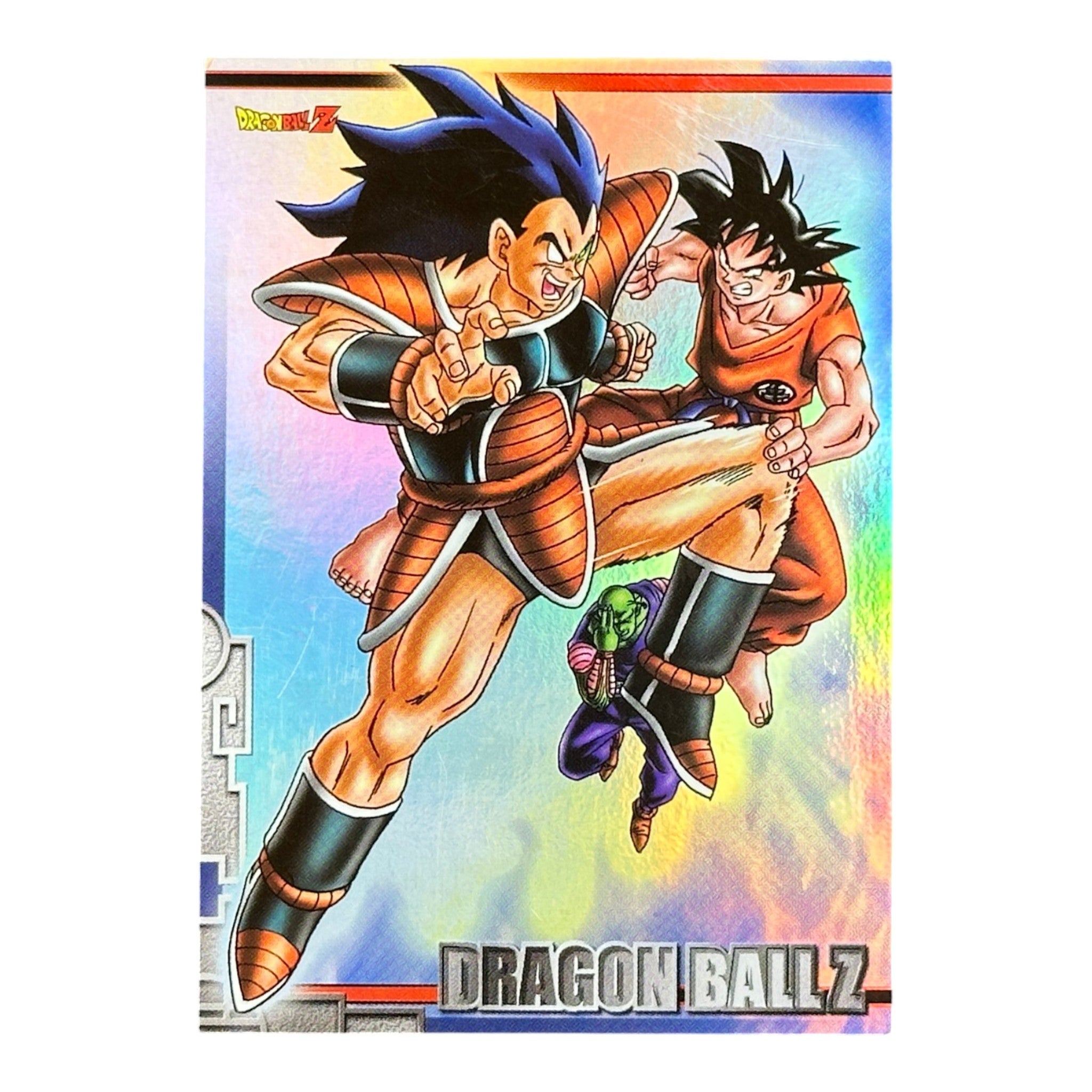 Dragon Ball Z Raditz vs Goku Holographic Card S-06 Amada 2003 Prism DBZ Japan Collectible