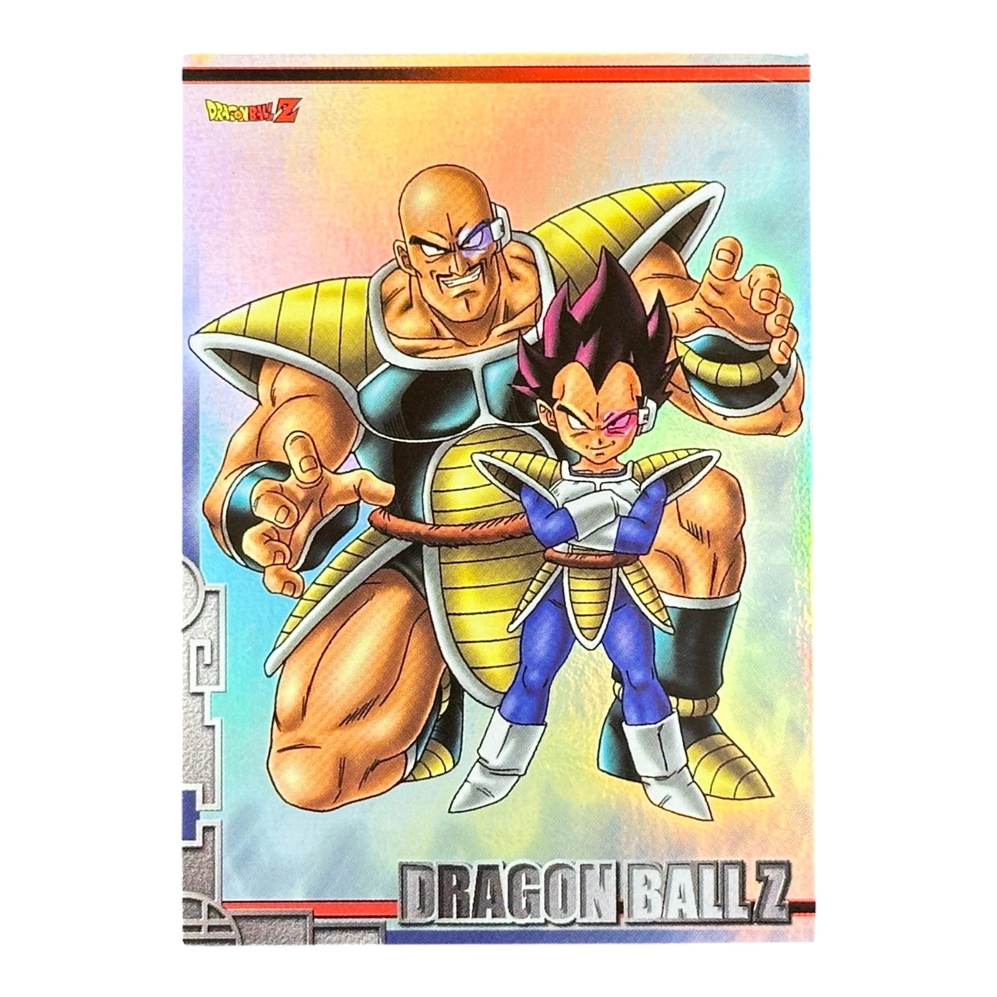 Dragon Ball Z Nappa & Vegeta Holographic Card S-07 Amada 2003 Prism DBZ Japan Collectible