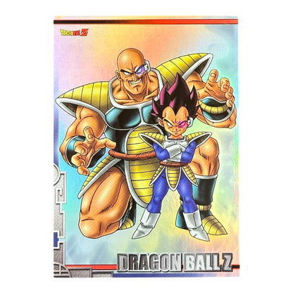 Dragon Ball Z Nappa & Vegeta Holographic Card S-07 Amada 2003 Prism DBZ Japan Collectible