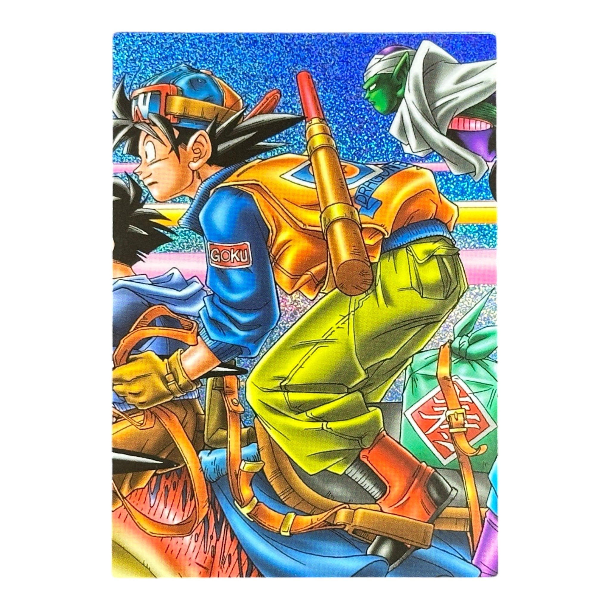 Dragon Ball Z Panorama Puzzle Card SP No.05 Goku Bulma Chi-Chi Ensky Japan Vintage Anime Card