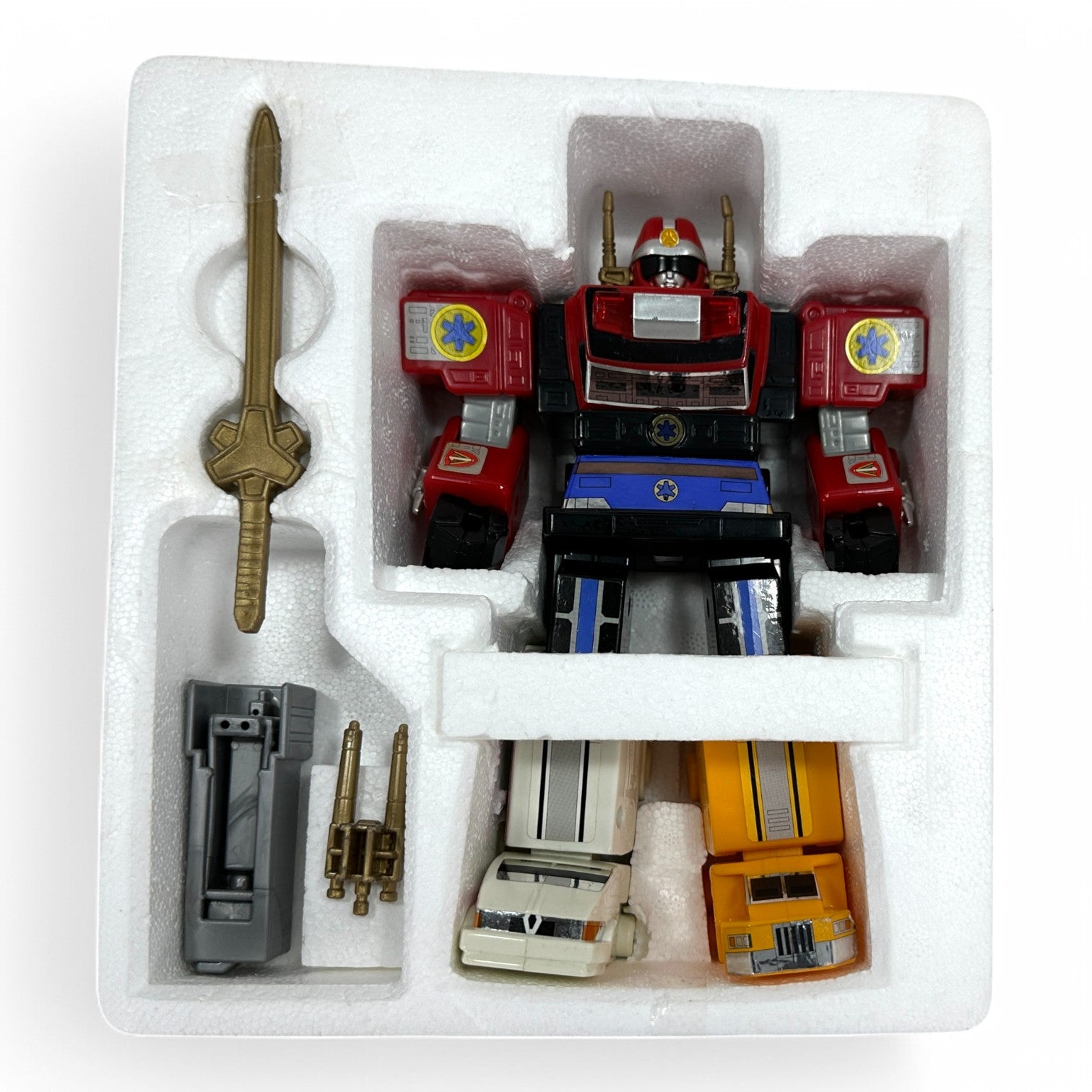 Bandai Victory Robo GoGoFive DX Rescue Sentai Megazord 1999