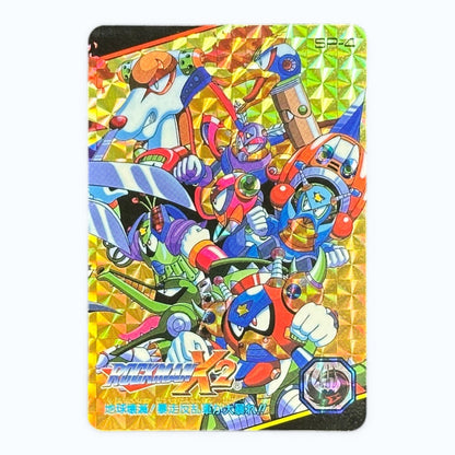 Mega Man X2 SP-4 Prism Card Bandai 1995 Japanese Holo Rockman X Capcom Rare