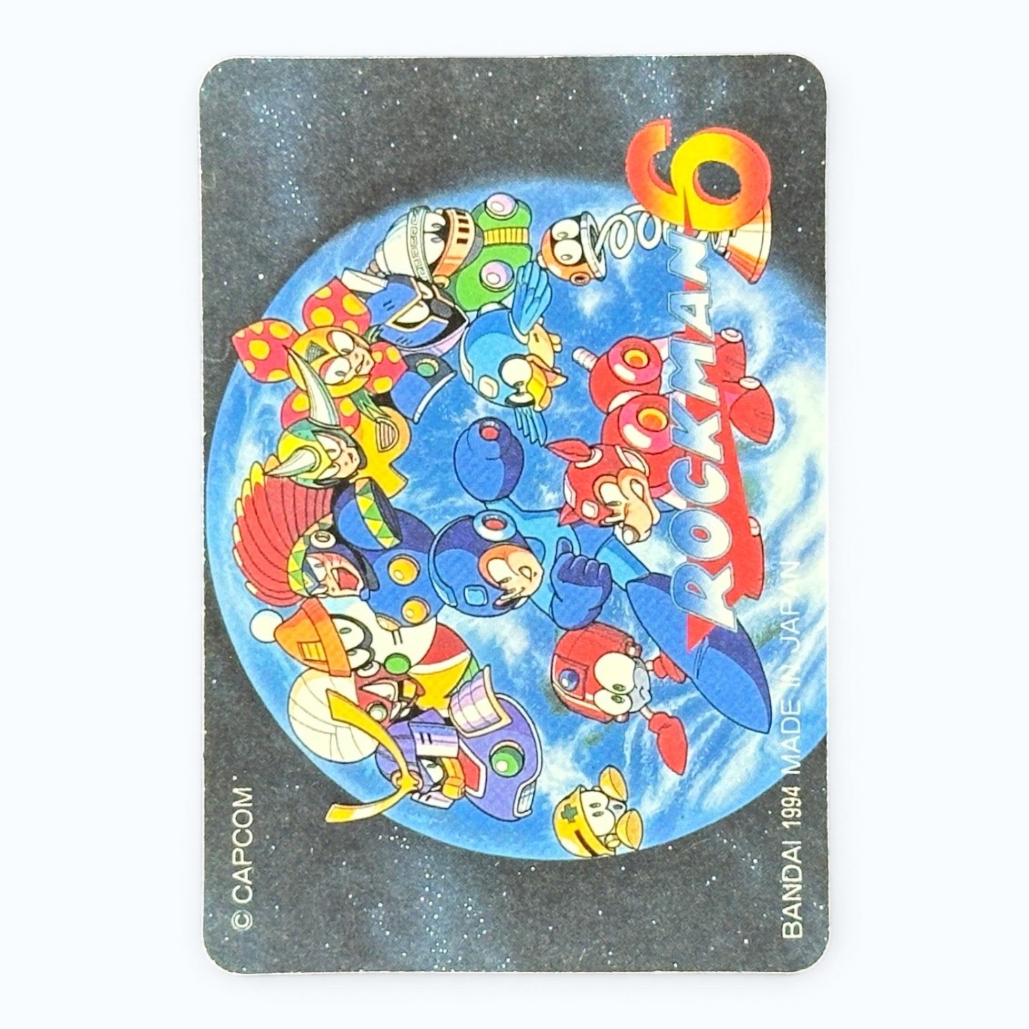 Mega Man No.127 Prism Card Bandai 1994 Japanese Holo Rockman Capcom