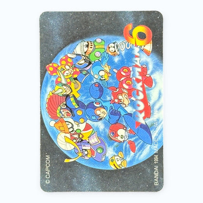 Mega Man No.127 Prism Card Bandai 1994 Japanese Holo Rockman Capcom