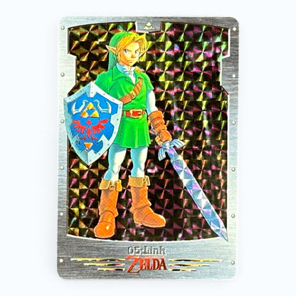 The Legend of Zelda Link Prism Holographic Card No.05 Bandai 1999 Japanese Nintendo Card