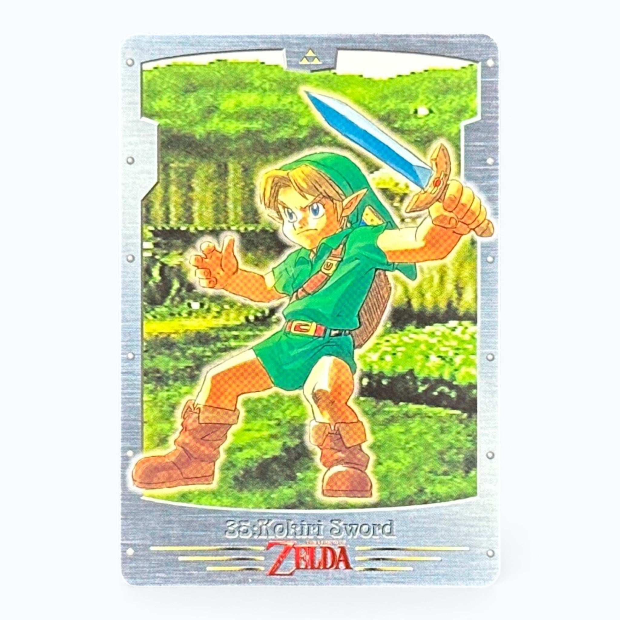 The Legend of Zelda Kokiri Sword Card No.35 Bandai 1999 Japanese Nintendo Collectible
