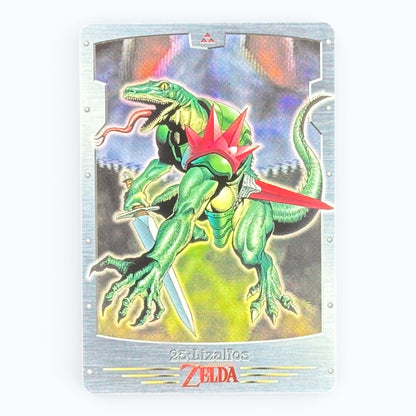 The Legend of Zelda Lizalfos Card No.25 Bandai 1999 Japanese Nintendo Collectible