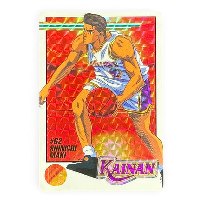 Slam Dunk Shinichi Maki #62 Bandai 1994 Japanese Holo Anime Card Rare Collectible