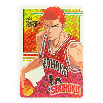 Slam Dunk Hanamichi Sakuragi #64 Bandai 1995 Japanese Holo Anime Card Rare Collectible