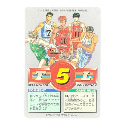 Slam Dunk Hanamichi Sakuragi #64 Bandai 1995 Japanese Holo Anime Card Rare Collectible