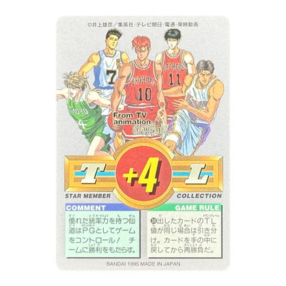 Slam Dunk Akira Sendoh #101 Bandai 1995 Japanese Holo Anime Card Rare Collectible