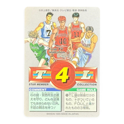 Slam Dunk Hisashi Mitsui #89 Bandai 1995 Japanese Holo Anime Card Rare Collectible