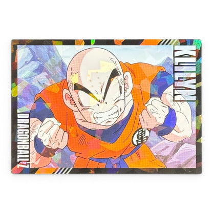 Dragon Ball Z Krillin No.008 Ensky Japanese Prism Card Anime Collectible