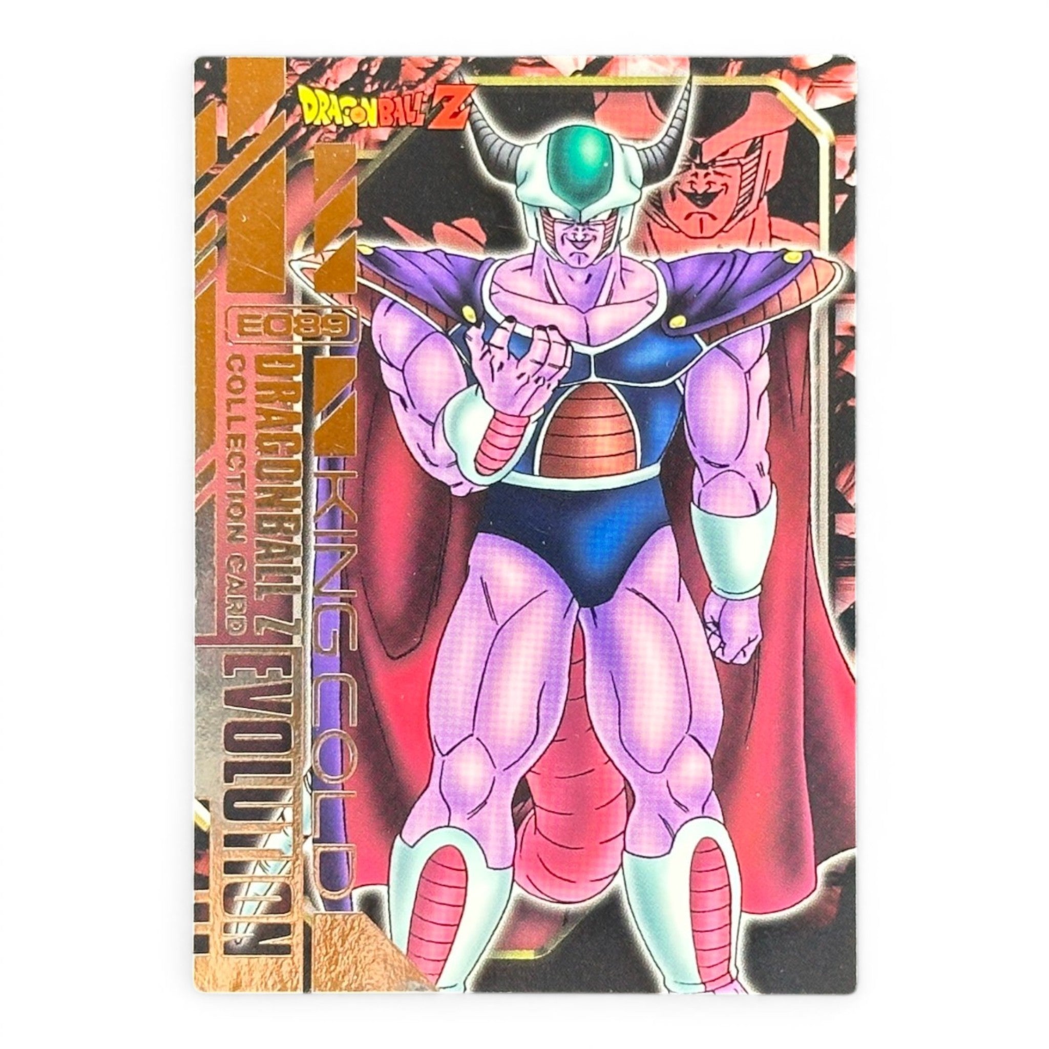 Dragon Ball Z King Cold E089 Evolution Prism Holo Card Ensky Japanese DBZ Card