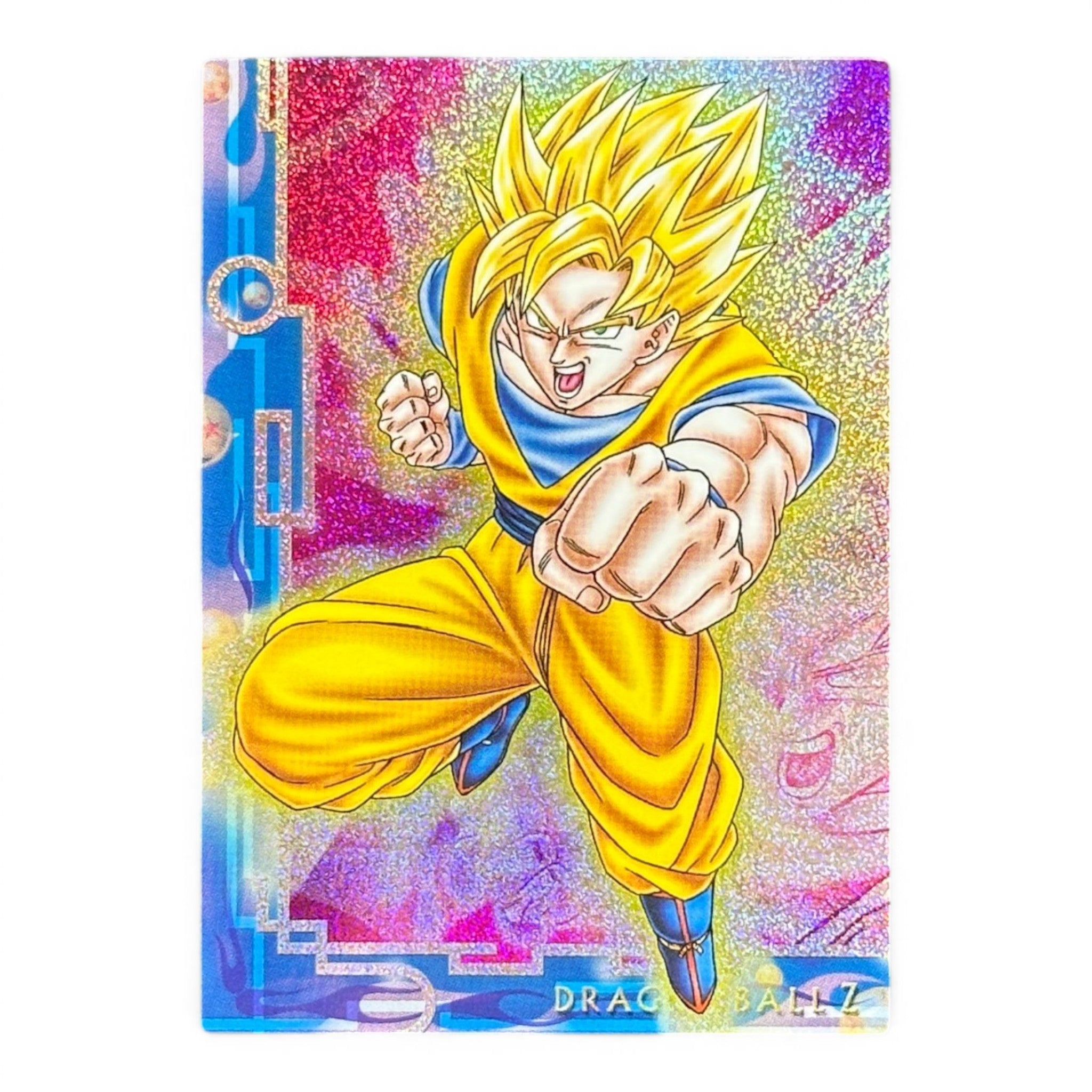Dragon Ball Z Son Goku SP No.19 Prism Card Ensky Japan Super Saiyan Holo Vintage Collectible
