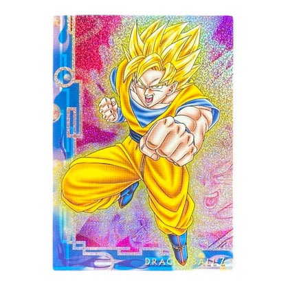 Dragon Ball Z Son Goku SP No.19 Prism Card Ensky Japan Super Saiyan Holo Vintage Collectible