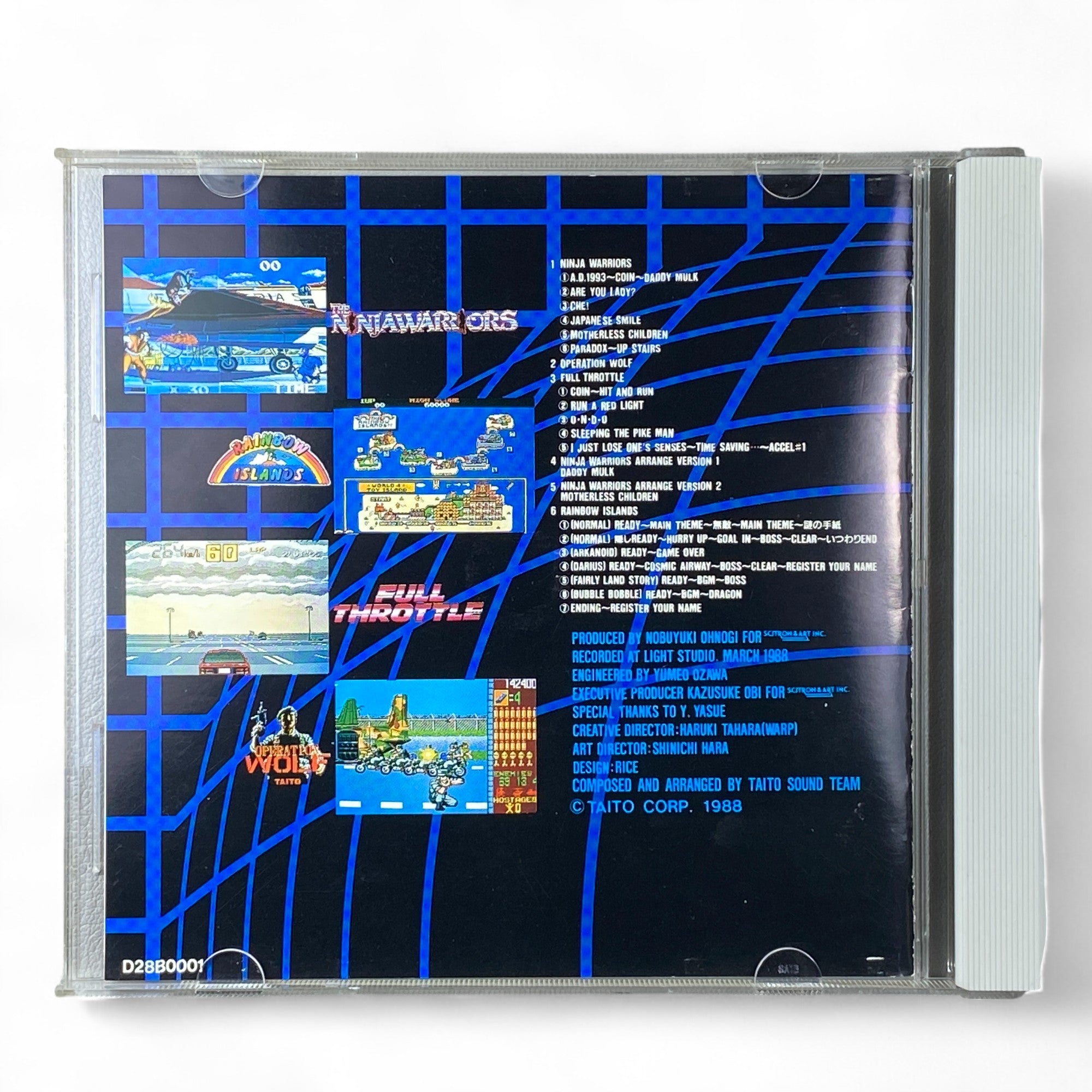 The Ninja Warriors GSM Taito OST | Zuntata Game Soundtrack CD