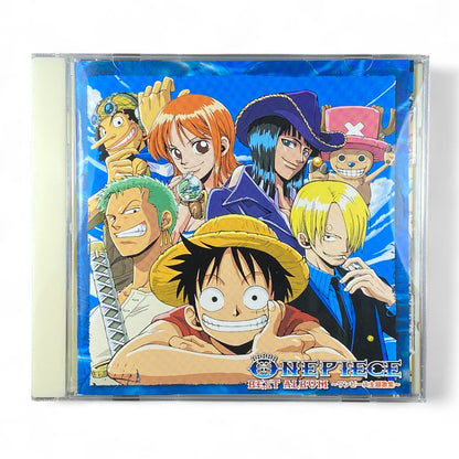 One Piece Best Album CD cover featuring Luffy, Zoro, Nami, Sanji, Robin, Chopper, and Usopp

