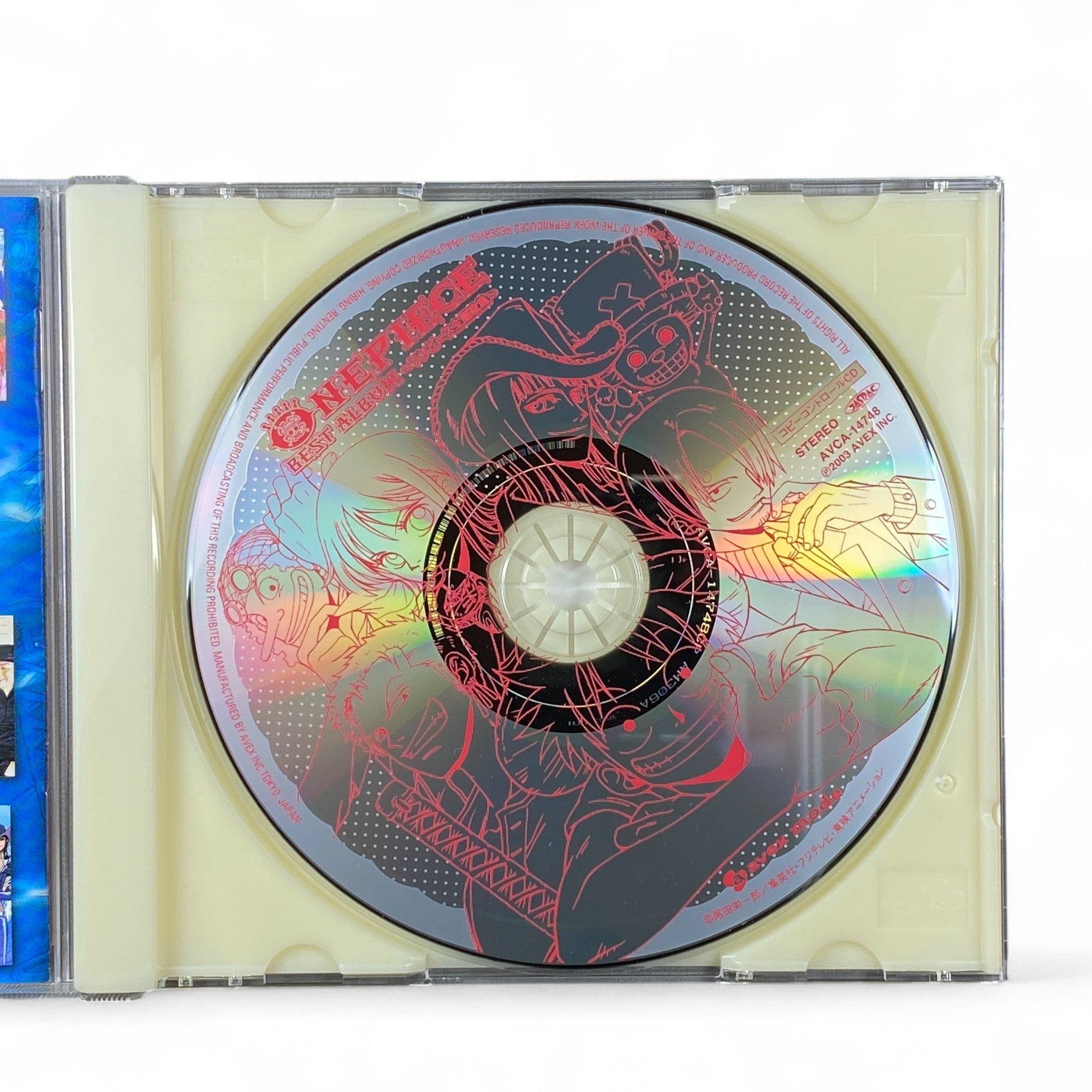One Piece anime music CD with opening and ending themes