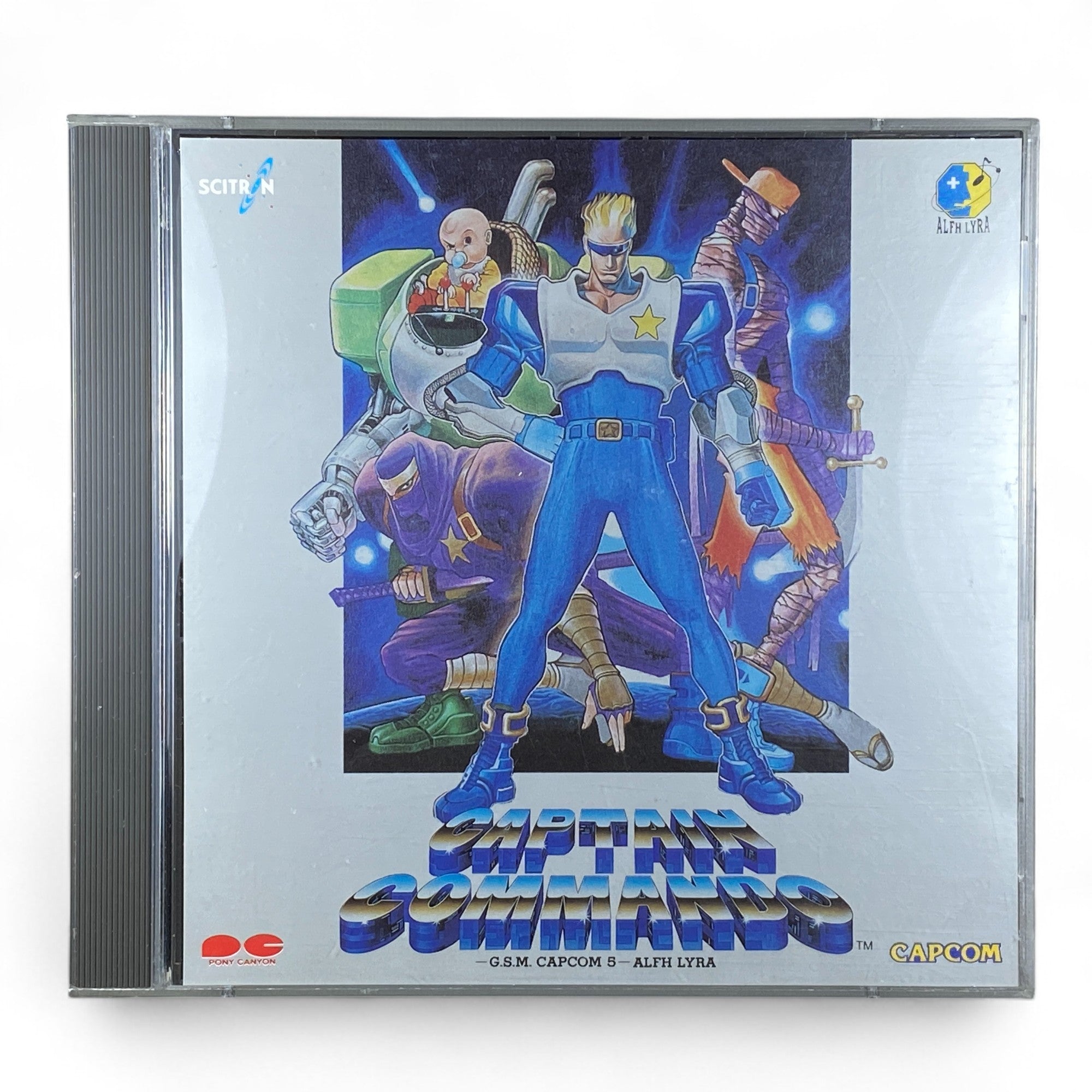 Captain Commando 2-disc soundtrack CD set with bonus artwork