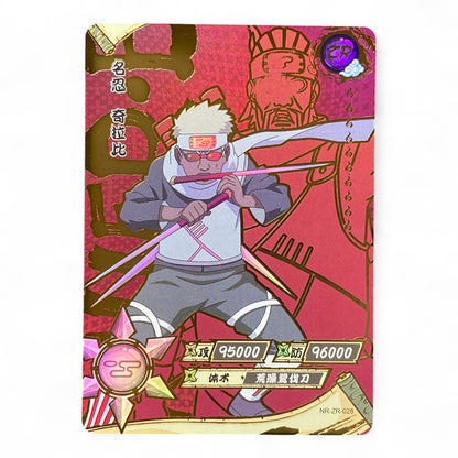 ZR Naruto trading card featuring Killer Bee Zen Rare holographic anime collectible