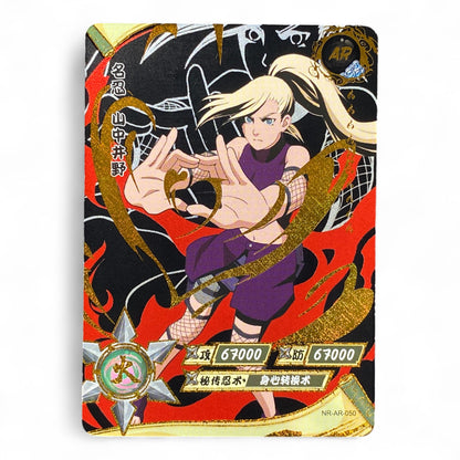 AR Naruto trading card featuring Ino Yamanaka Art Rare holographic anime collectible