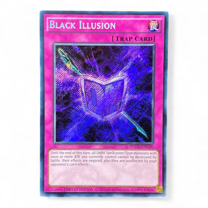 Yu-Gi-Oh! Black Illusion Secret Rare Limited Edition YGLD-ENC00 Card