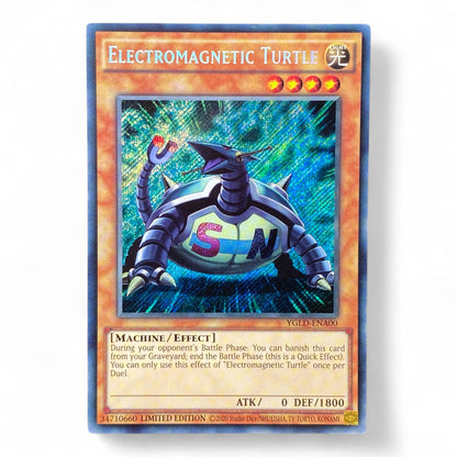 Yu-Gi-Oh! Electromagnetic Turtle Secret Rare Limited Edition YGLD-ENА00 Card