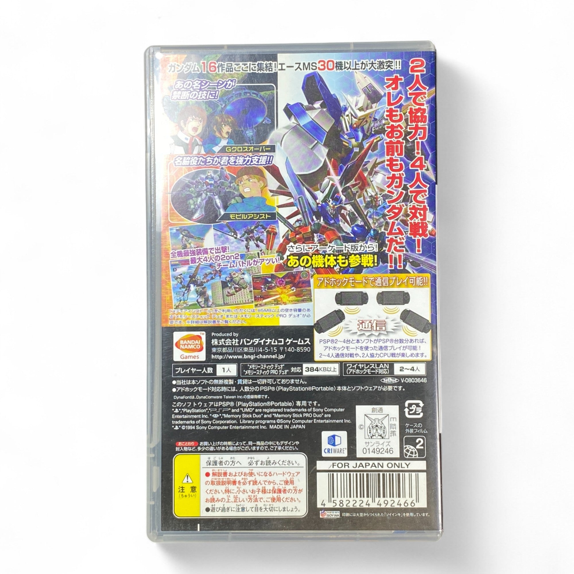 Mobile Suit Gundam vs Gundam PSP Game 

