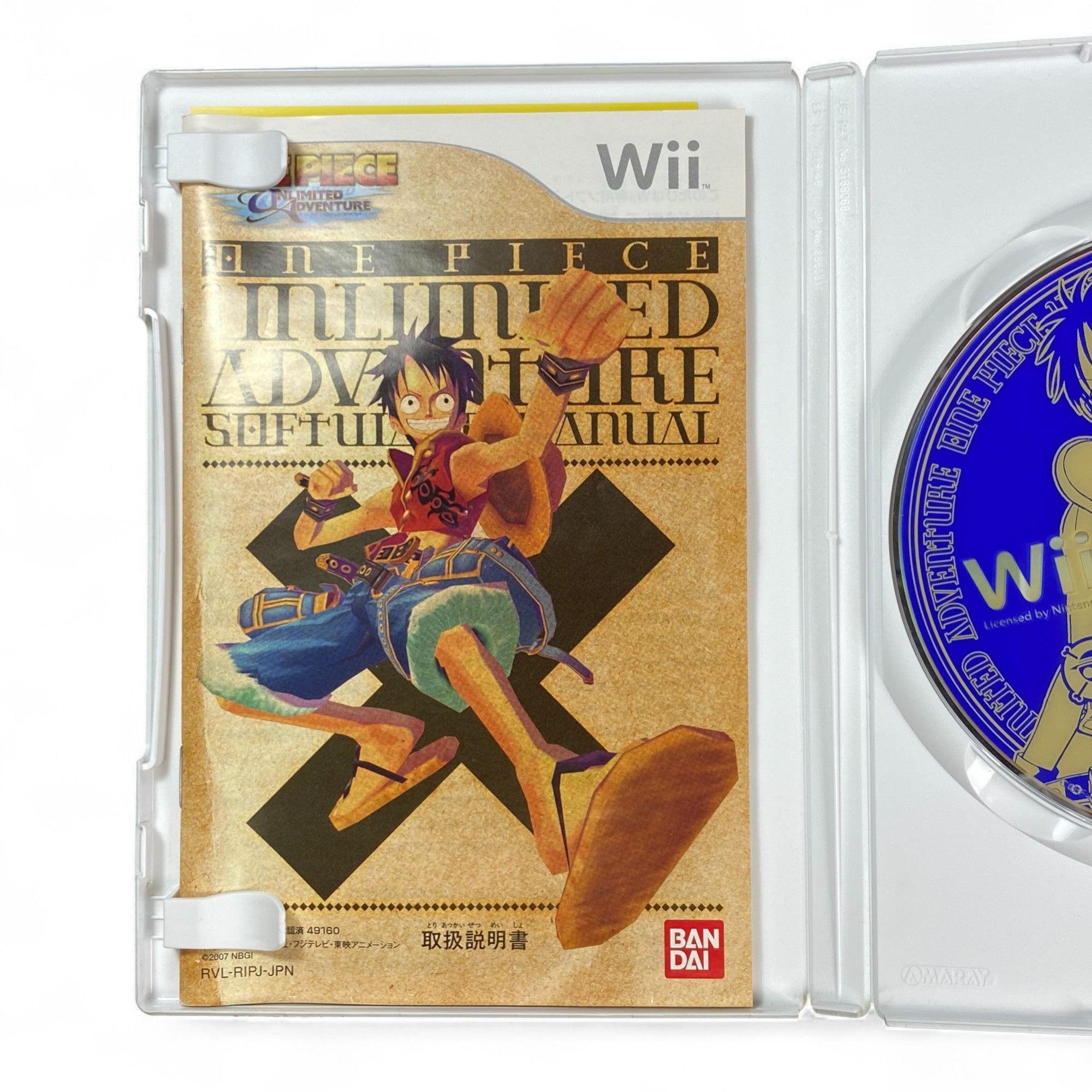 One Piece Unlimited Adventure Wii Japanese Game 