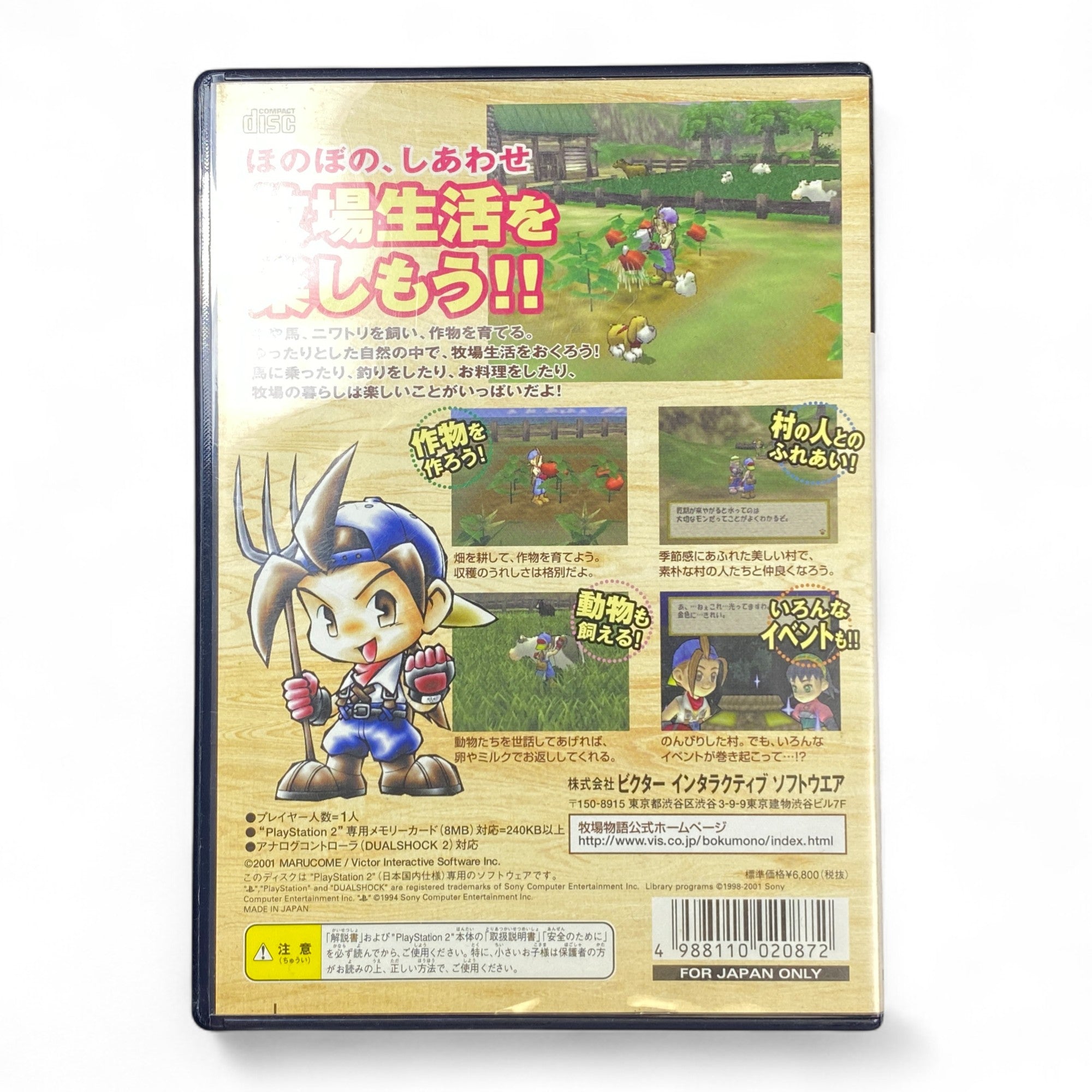Bokujou Monogatari 3 PS2 Japanese Game