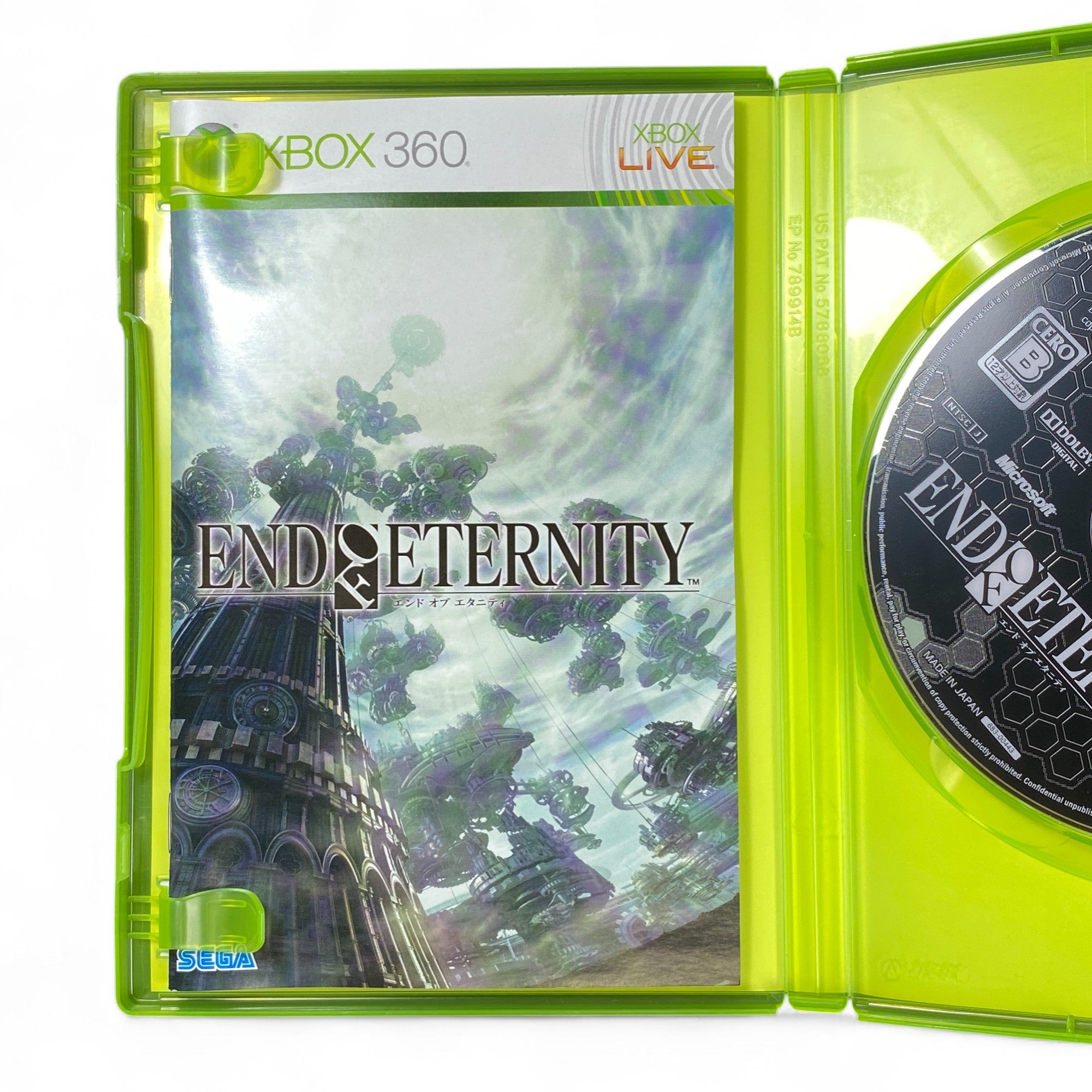 End of Eternity Xbox 360 Japanese Game