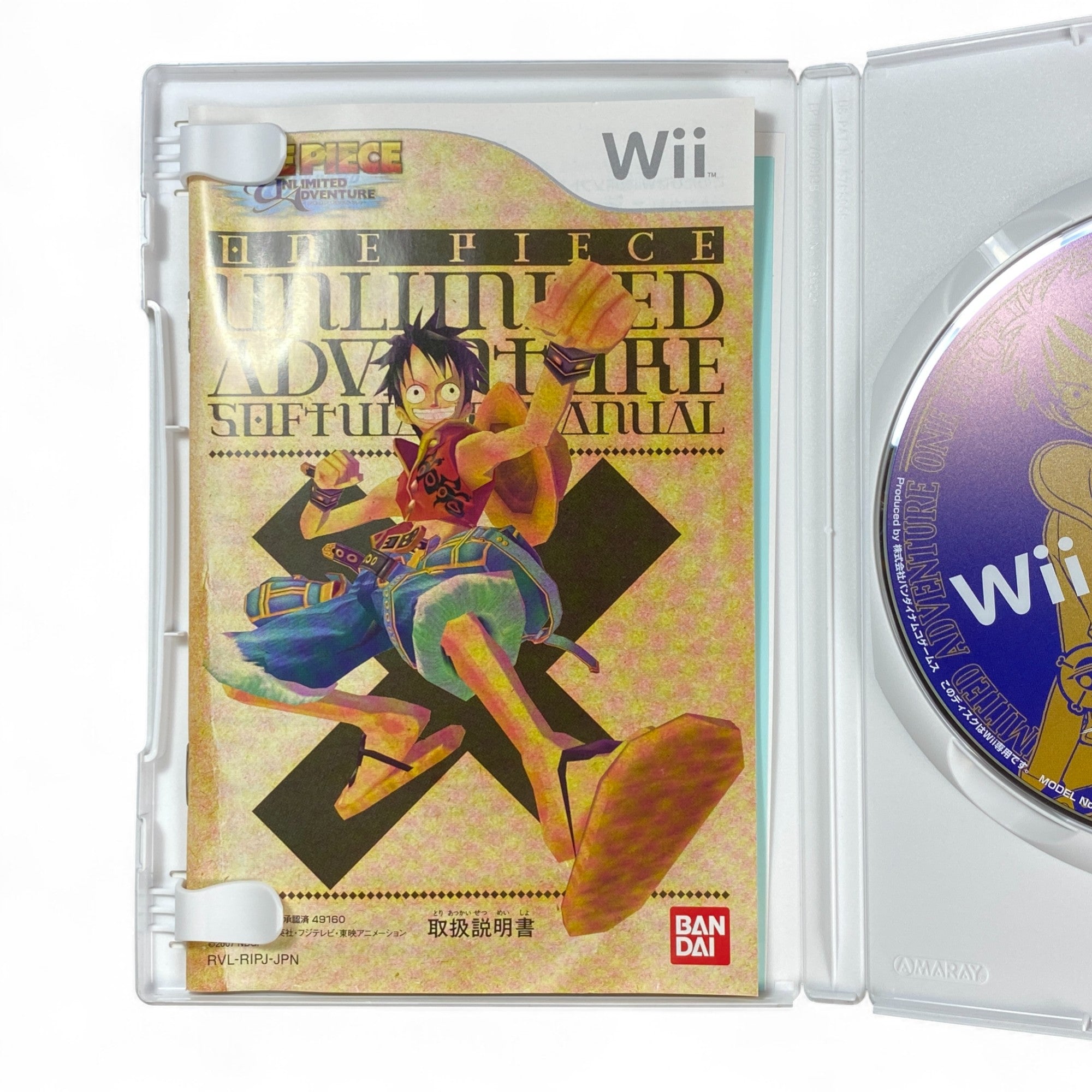 One Piece Unlimited Adventure Wii Game Japanese Version