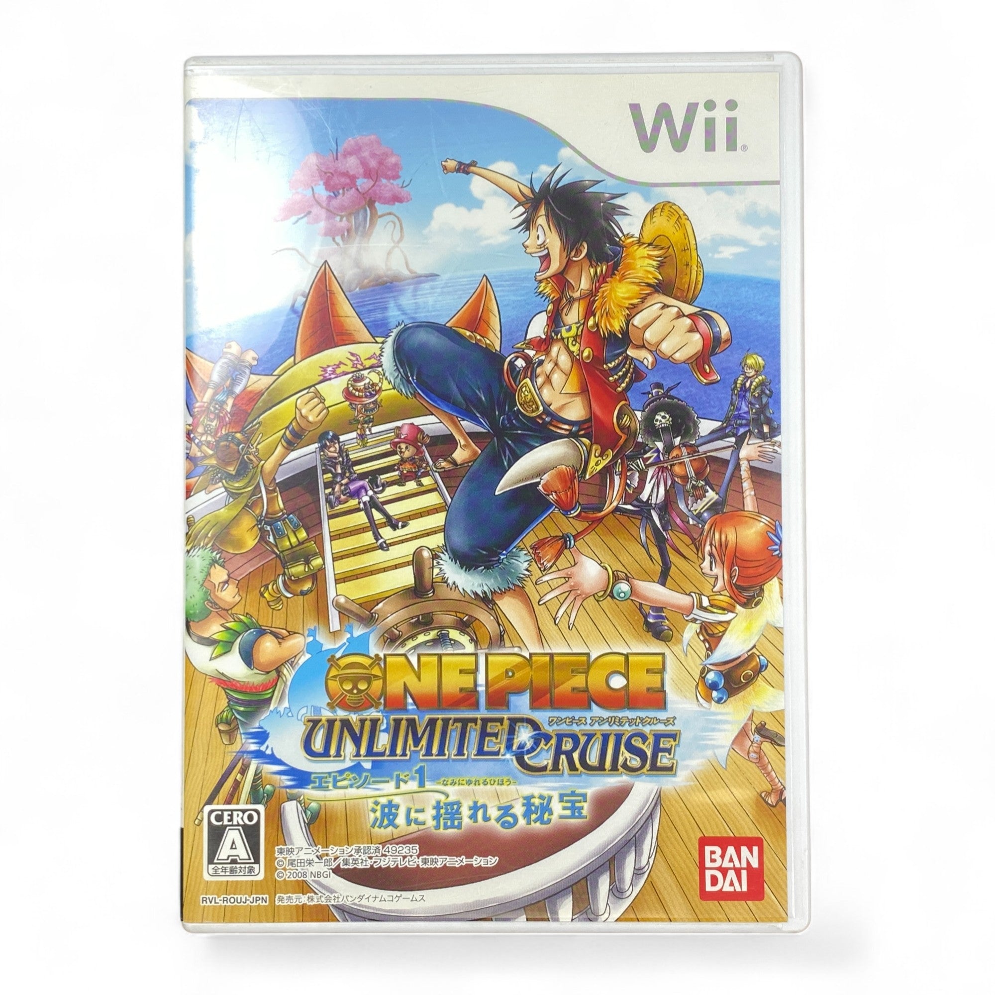 One Piece Unlimited Cruise Episode 1 Wii Game Japanese