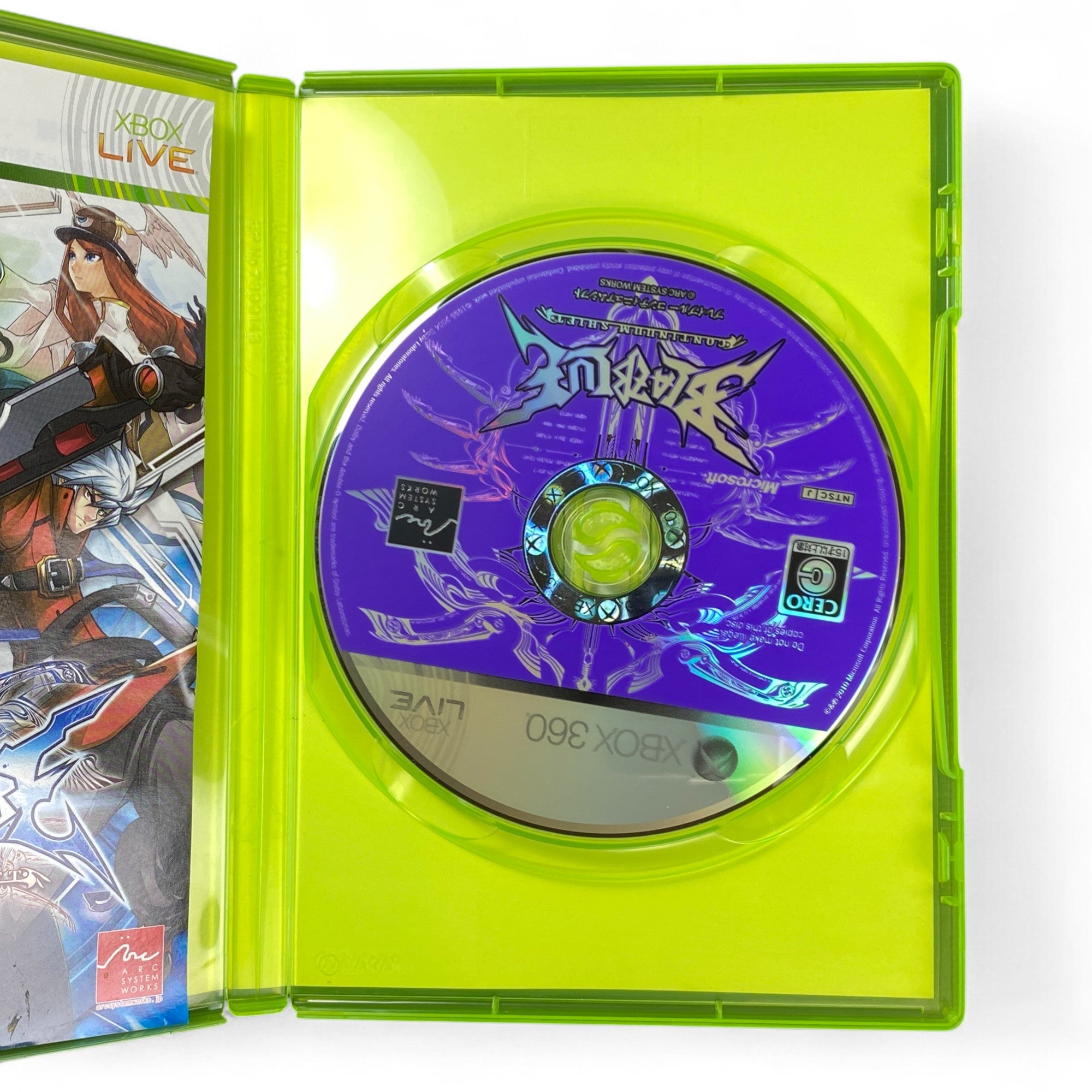 BlazBlue Continuum Shift Xbox 360 Japanese