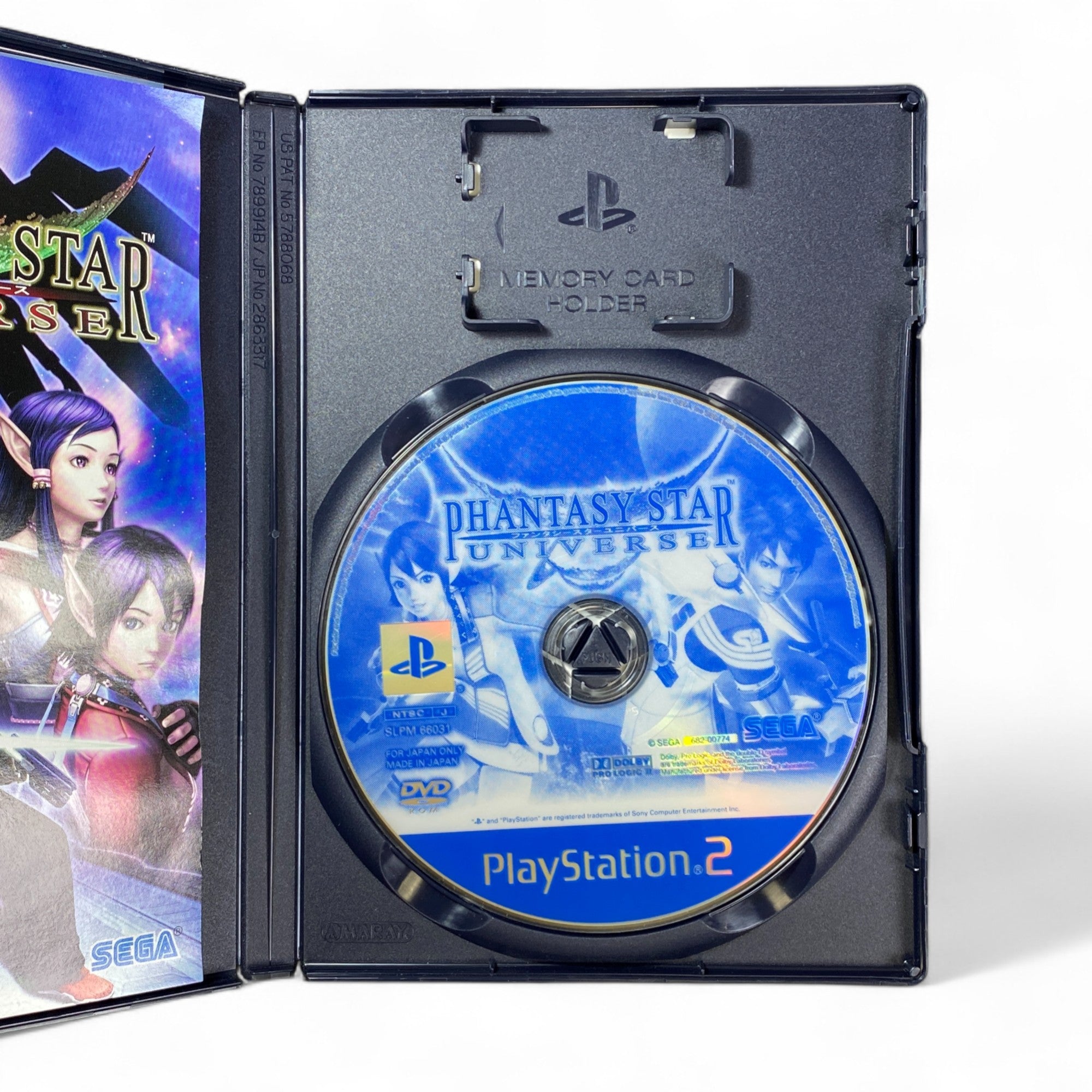 Phantasy Star Universe PS2 Japanese Game Cover – SEGA Online RPG

