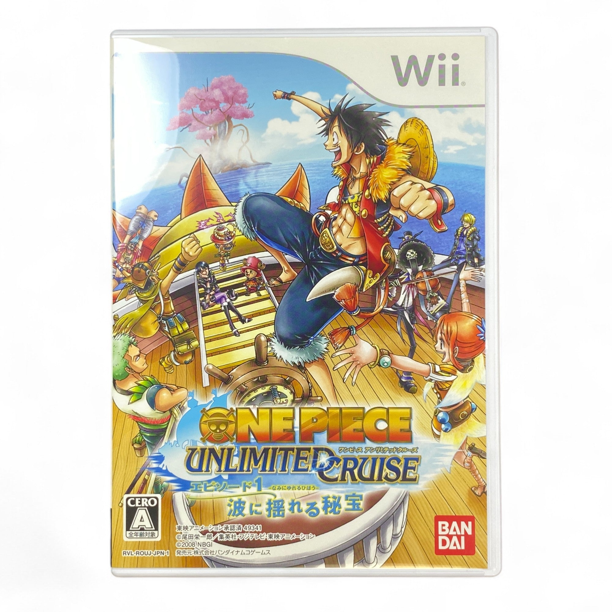 One Piece Unlimited Cruise Episode 1 Wii Minna no Osusume Japanese Game