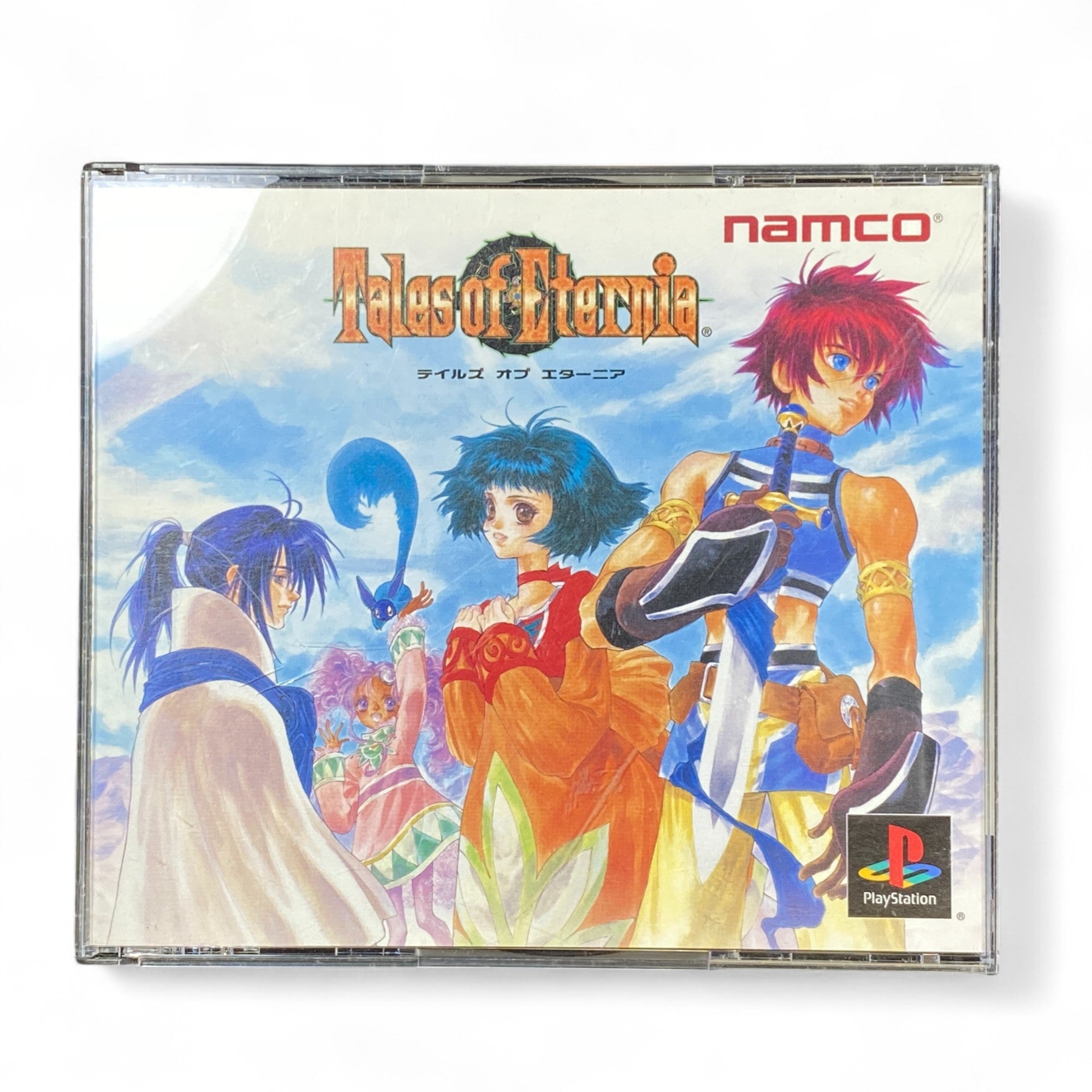 Tales of Eternia PS1 Japanese game cover with anime fantasy artwork

