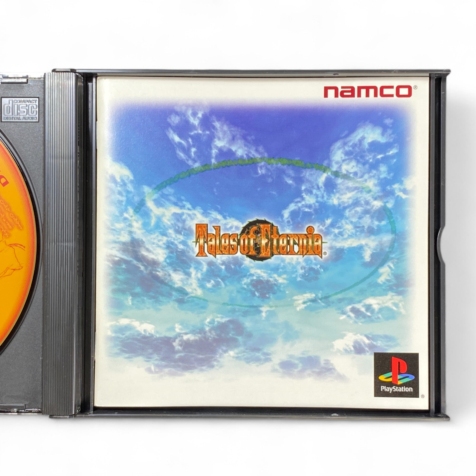 Tales of Eternia PS1 Japanese game cover with anime fantasy artwork

