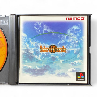 Tales of Eternia PS1 Japanese game cover with anime fantasy artwork

