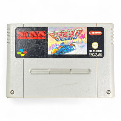 F-Zero SNES cartridge PAL version SNSP-FZ-NOE retro racing game