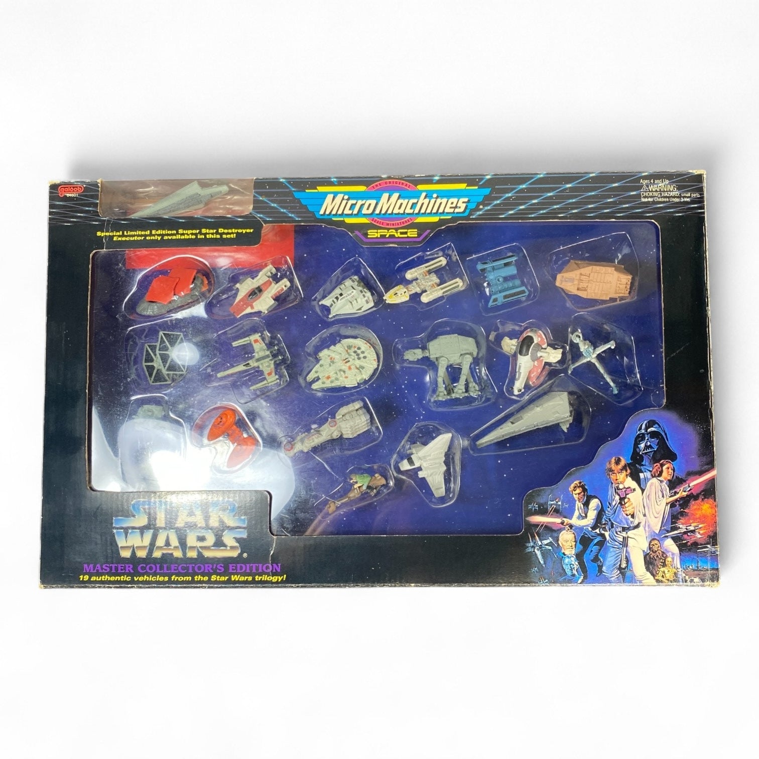 Star Wars Micro Machines Master Collector's Edition Galoob 19 Vehicle Set Opened